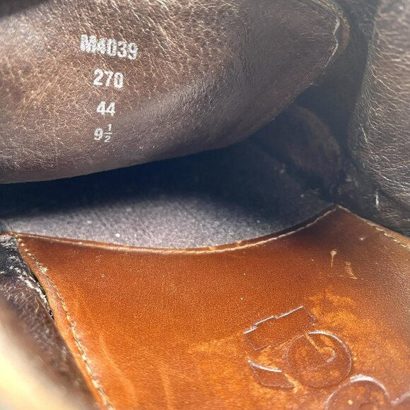 Propet Shoes Mens US Size 9.5 Brown Leather Orthopedic Oxford Comfort Sneakers - Picture 9 of 9